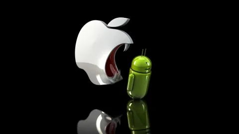Android and Apple Wallpaper