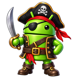 DroidPirate’s original illustrated pirate decal artwork