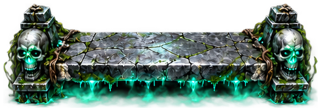 Haunted Crypt dock background