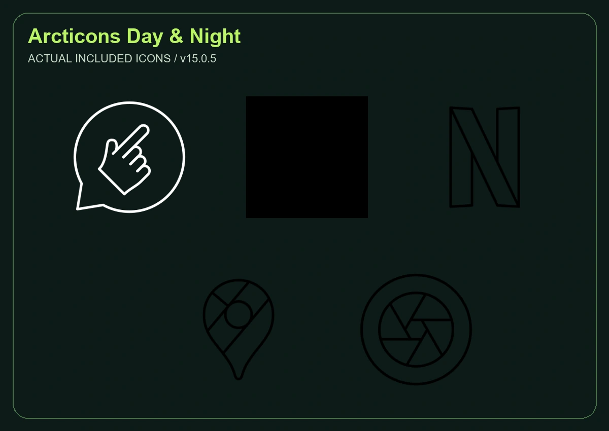Arcticons Day & Night preview 2