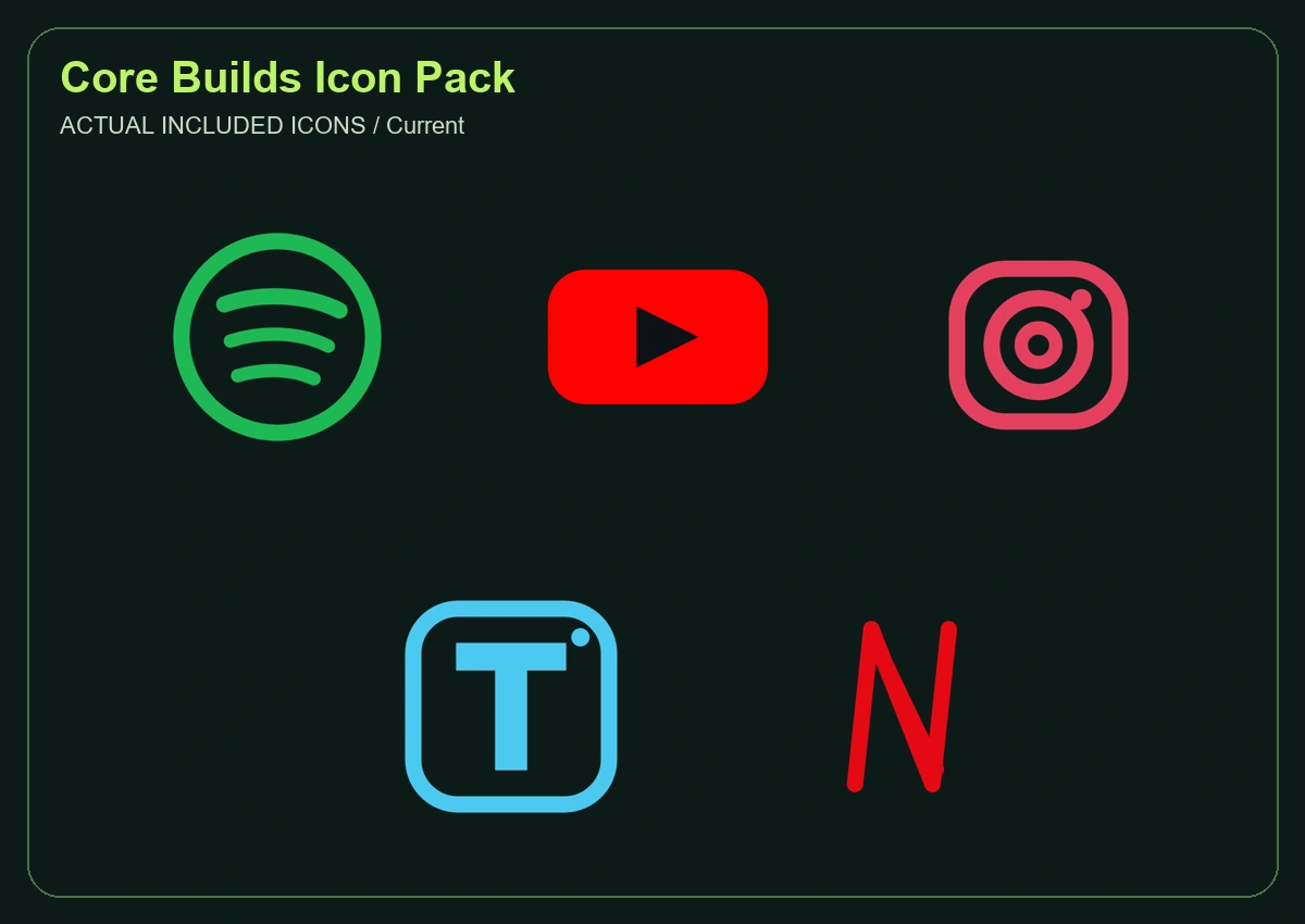 Core Builds Icon Pack preview 1