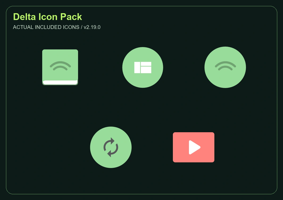 Delta Icon Pack preview 1