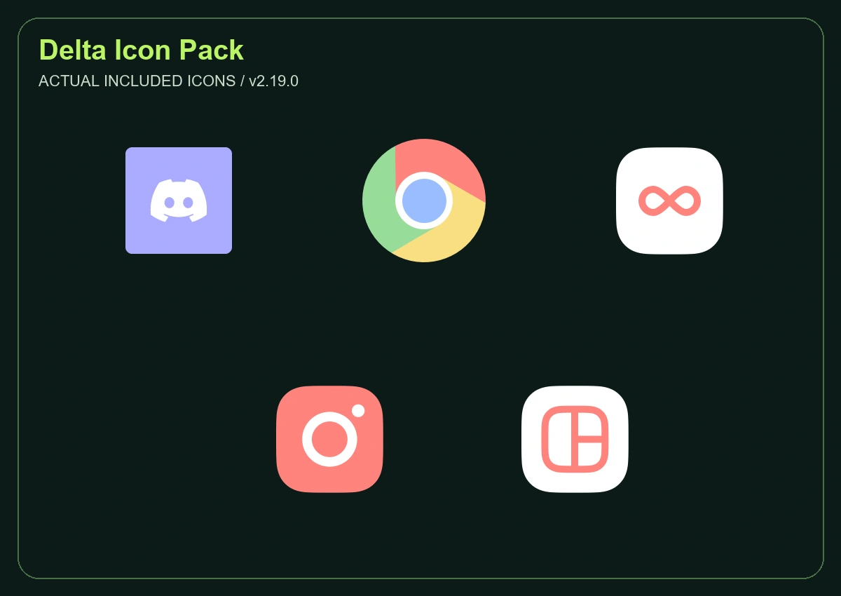 Delta Icon Pack preview 2