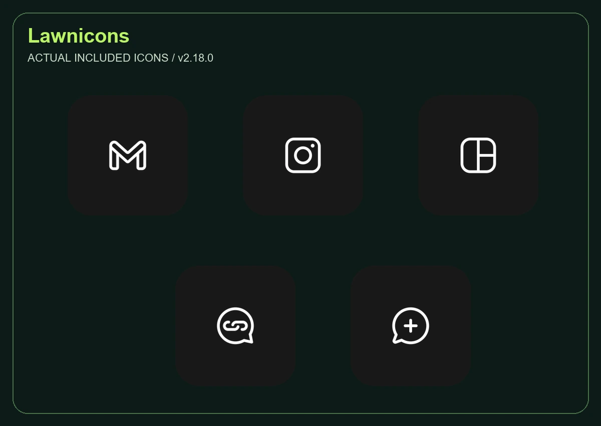 Lawnicons preview 2