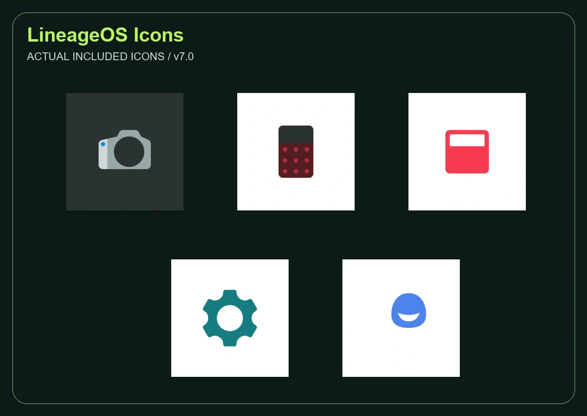 LineageOS Icons preview 1