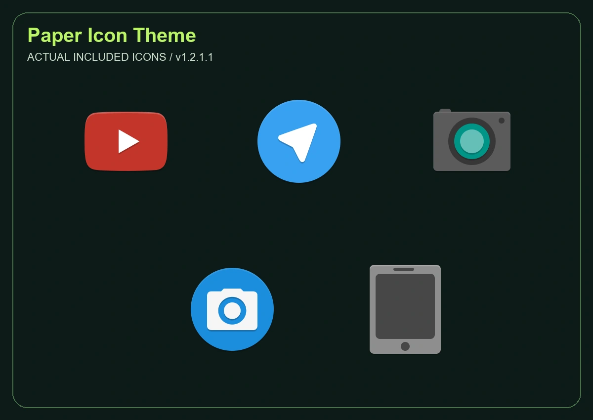 Paper Icon Theme preview 1