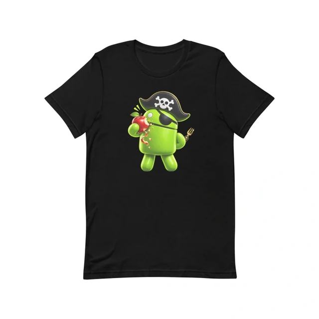 Crunchy Apple DroidPirate Tee