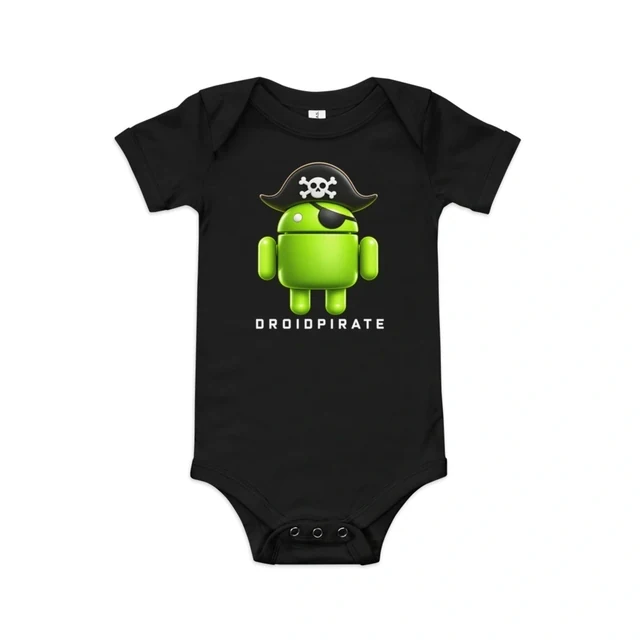 Tiny Crew Black Bodysuit