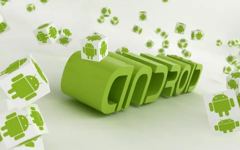 Android 3D Green Logo Wallpaper