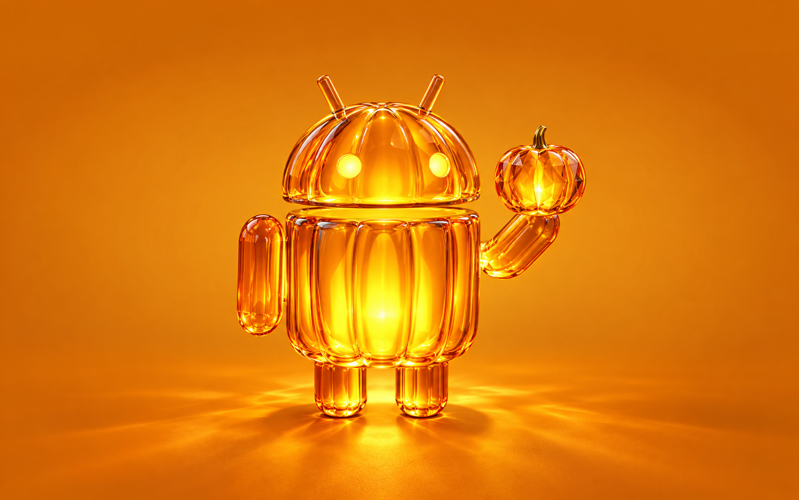 Android Amber Glass — Amber Pumpkin