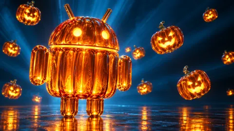 Android Amber Glass — Pumpkin Radiance