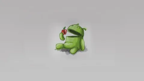 Android Apple Figurine Wallpaper