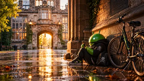 Android at the Golden-Hour Archway