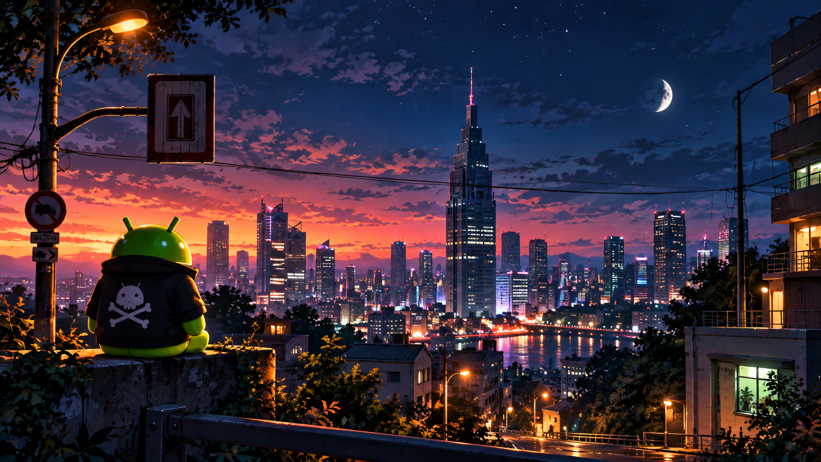 Android at Twilight Overlook