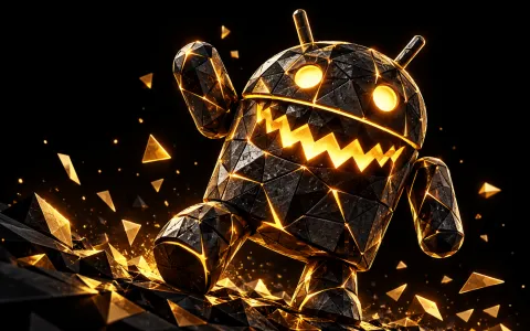 Android Basalt Mosaic — Black Gold Lantern