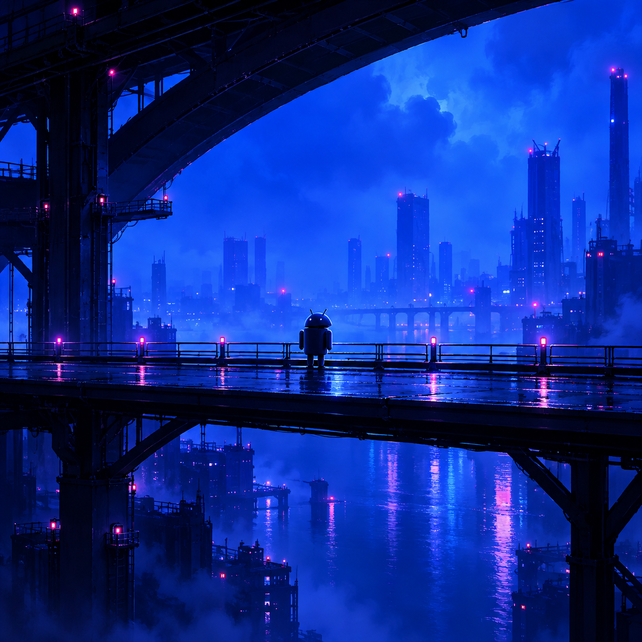 Android Blue Hour Arch — Blue Bridge
