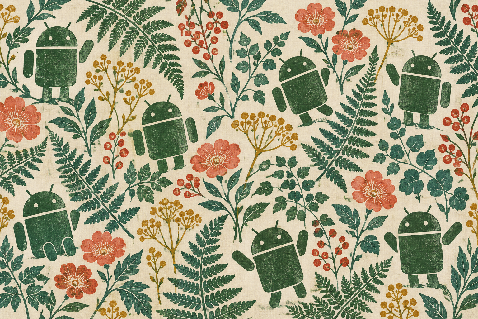Android Botanical Print — Botanical