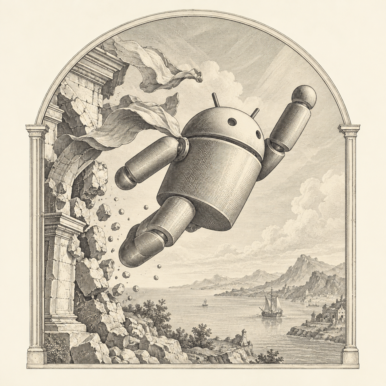 Android Classical Arch Leap — Classical Flight