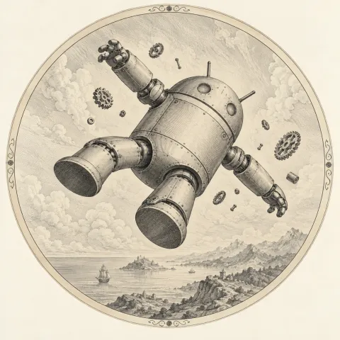 Android Coastal Descent — Classical Flight