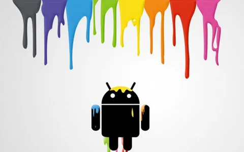 Android Colorful Background Wallpaper