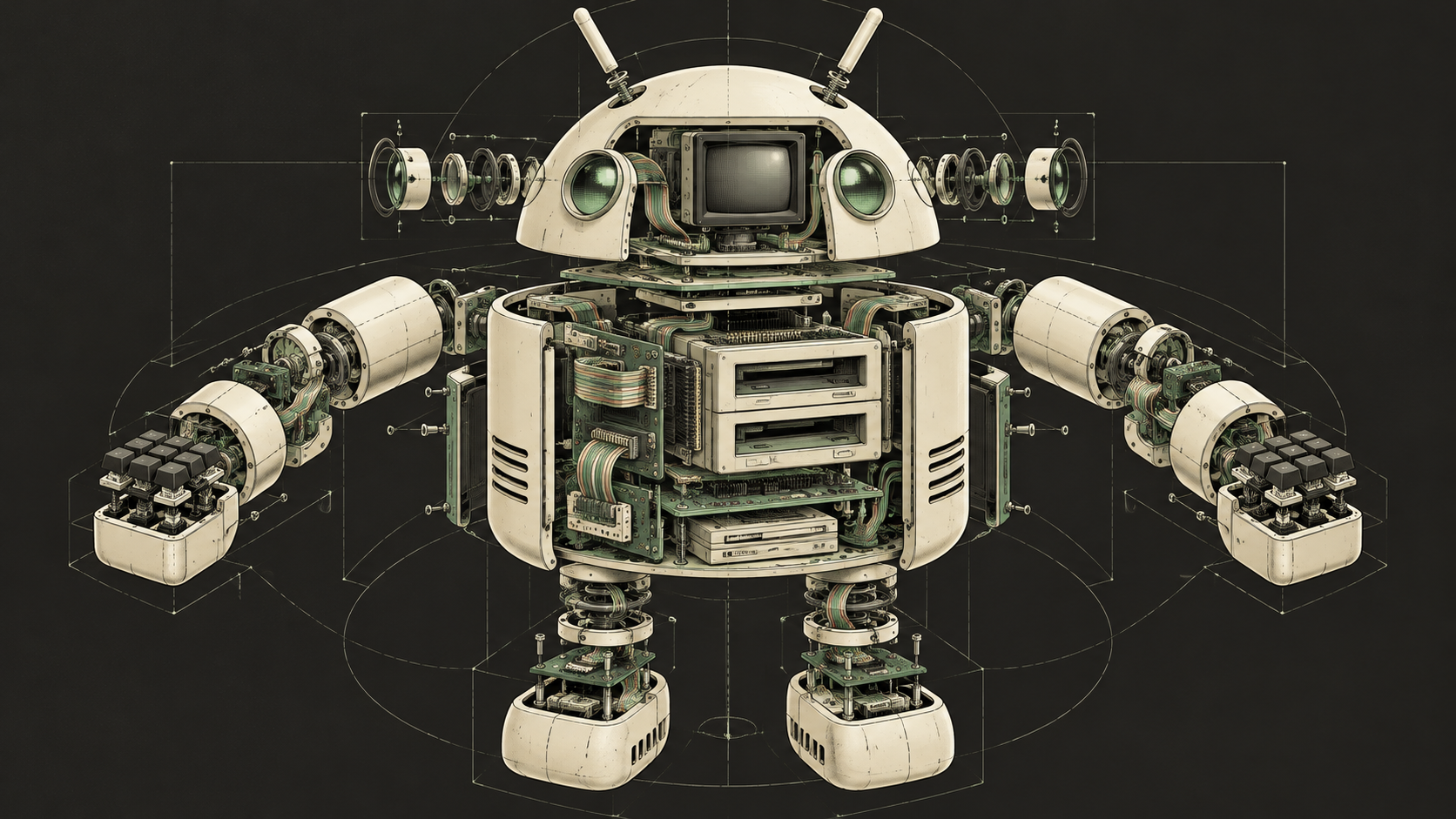 Android Exploded Schematic