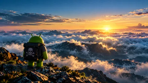 Android Explorer Above the Clouds Wallpaper #1516