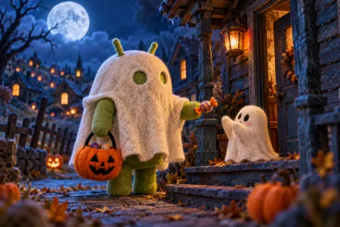 Android Felt Candy Exchange — Ghost Candy