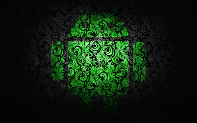Android Floral Logo Wallpaper