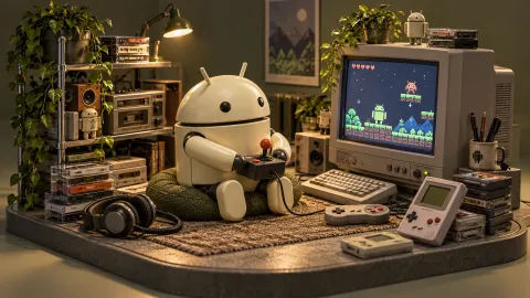 Android Gaming Diorama — Retro Computing