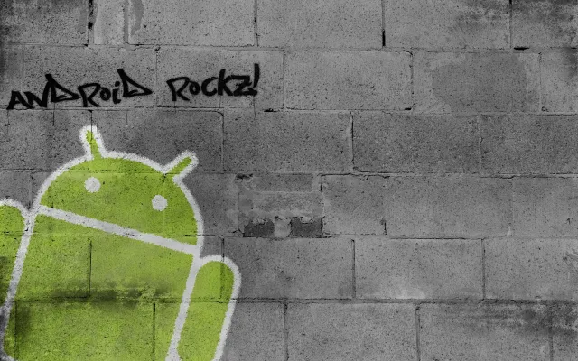 Android Graffiti Wallpaper