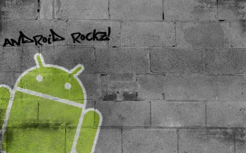 Android Graffiti Wallpaper