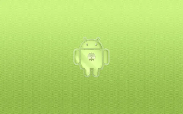 Android Green Copy Space Wallpaper