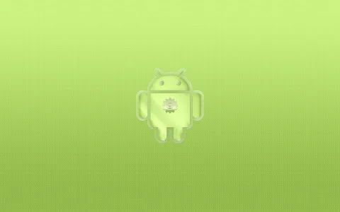 Android Green Copy Space Wallpaper