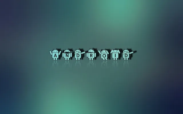 Android Green Robot Icon Wallpaper