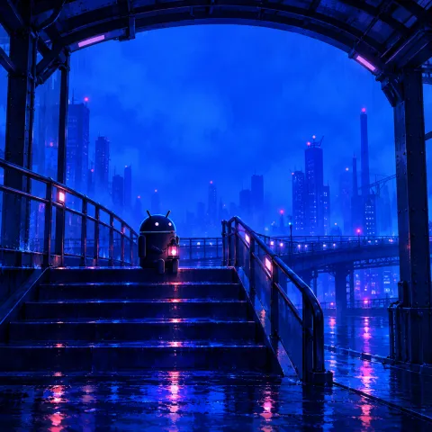 Android Lantern Steps — Blue Bridge