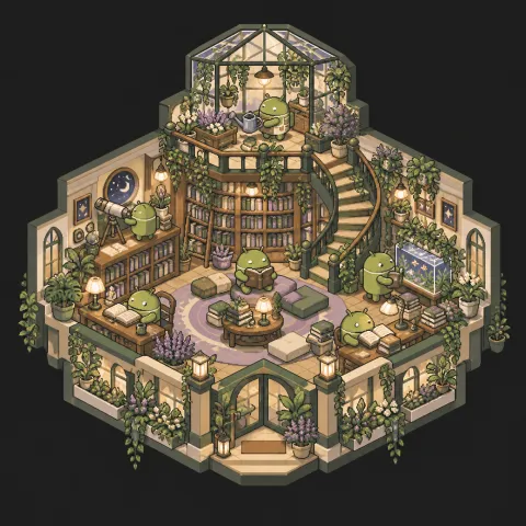 Android Library Greenhouse — Cozy Room