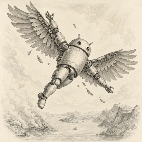 Android Mechanical Wings — Classical Flight
