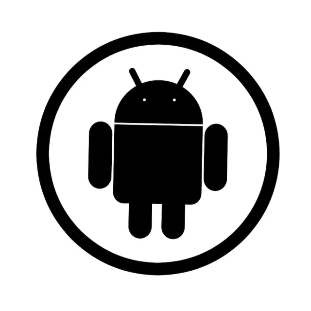 Android Monochrome Icon Wallpaper