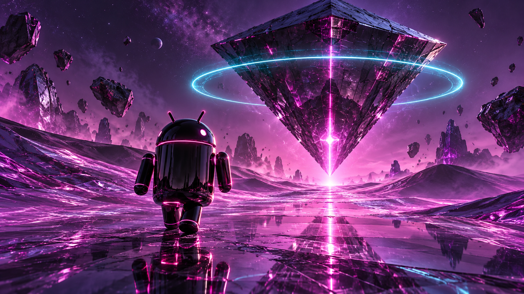 Android Obsidian Portal — Purple Pyramid