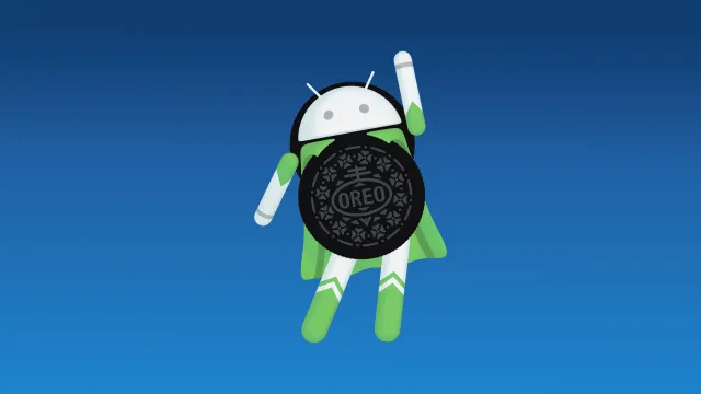 Android Oreo Blue Wallpaper