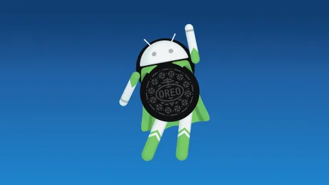 Android Oreo Blue Wallpaper