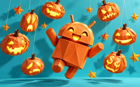 Android Origami Mobile — Pumpkin Expressions