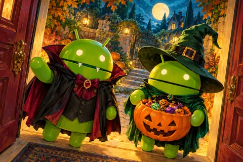Android Painted Welcome — Candy Welcome