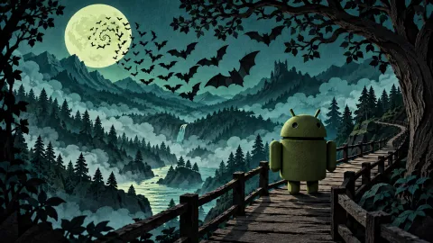 Android Paper Bat Theatre — Emerald Bat Forest