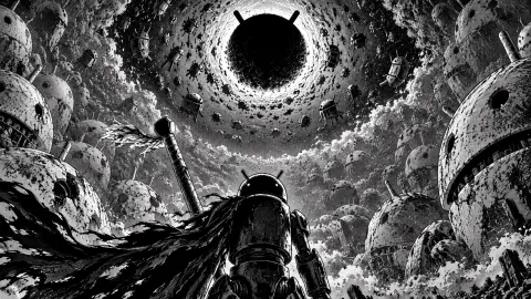 Android Pilgrim Beneath the Eclipse Wallpaper #1535