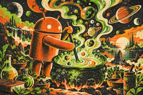 Android Psychedelic Potion — Emerald Brew