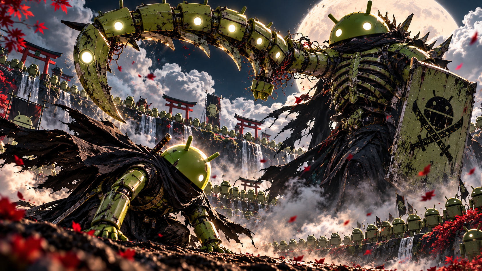 Android Reaper Over the Shrine Army