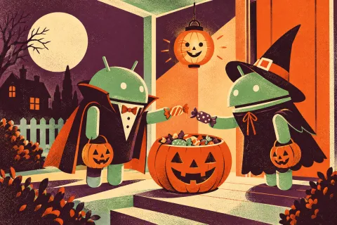 Android Retro Candy Trade — Candy Welcome