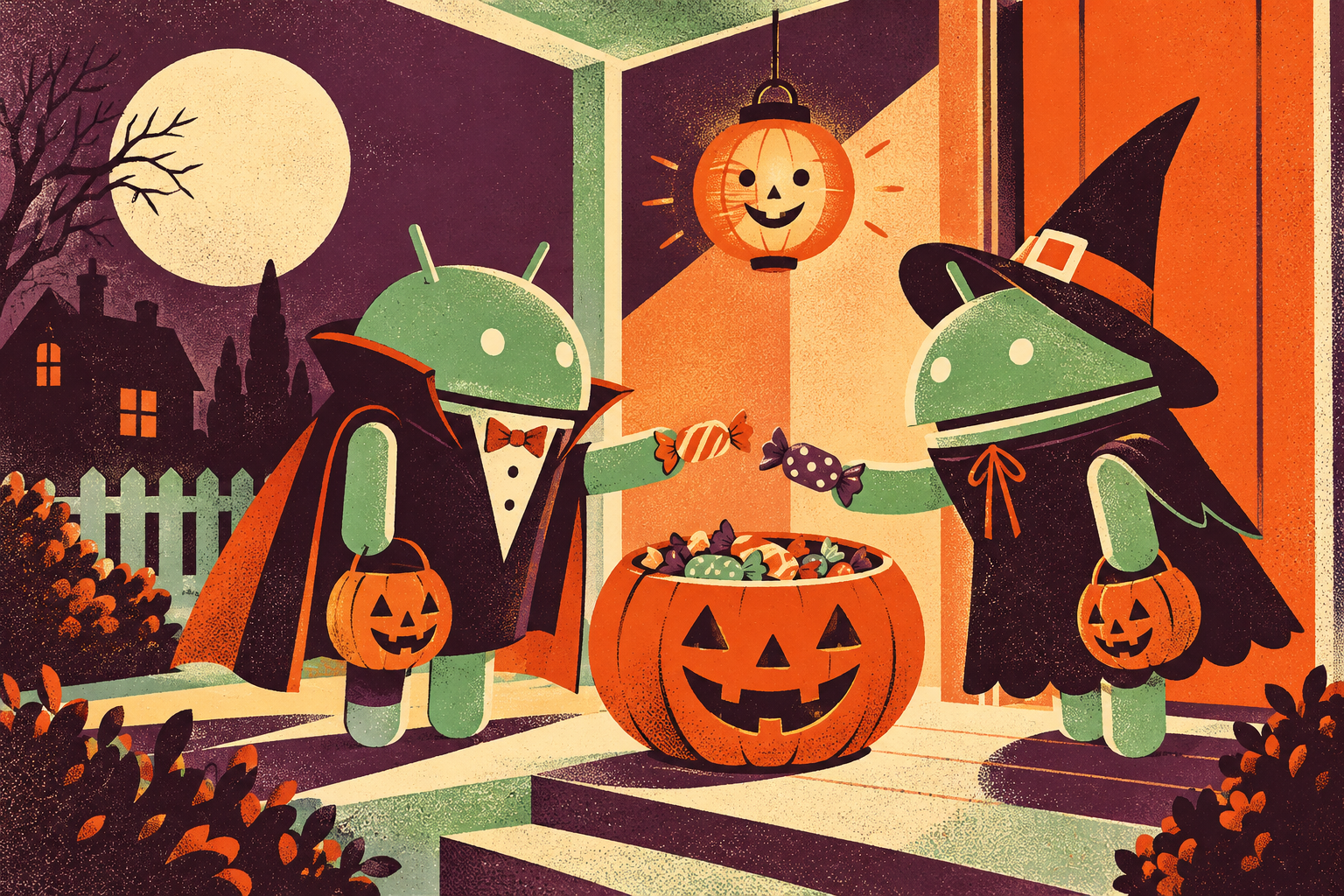 Android Retro Candy Trade — Candy Welcome