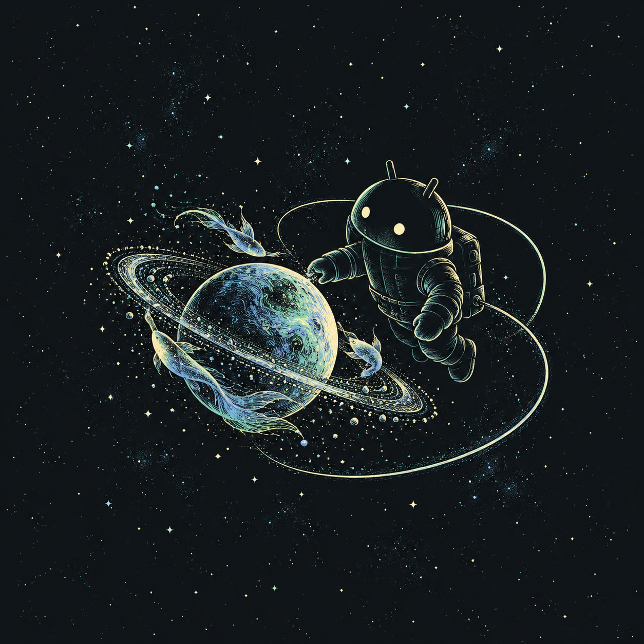 Android Ringworld Explorer — Luminous Cosmos
